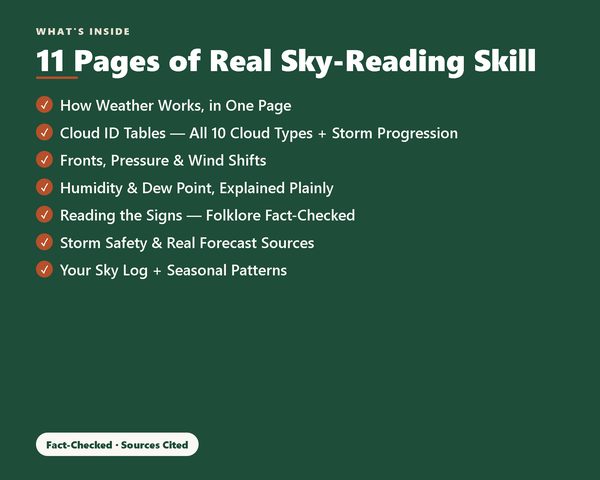 Reading the Sky: Weather Patterns & Cloud Guide — what's inside