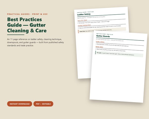 Best Practices Guide: Gutter Cleaning & Care