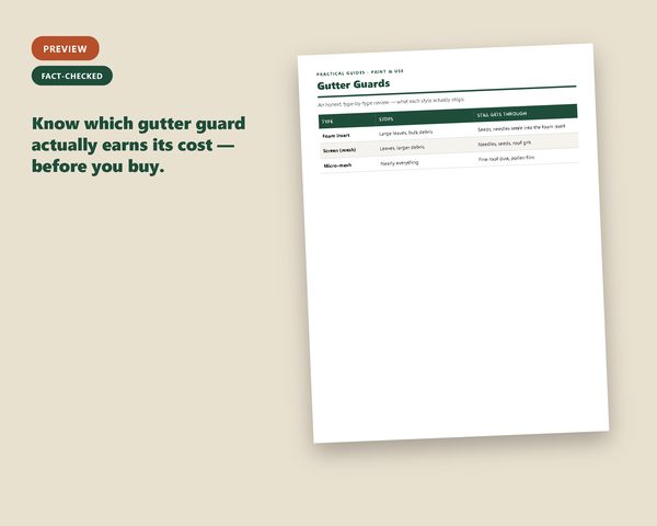 Best Practices Guide: Gutter Cleaning & Care — sample page preview
