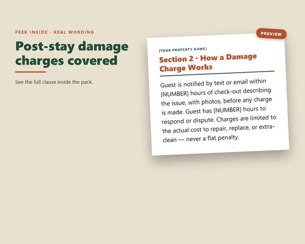 Airbnb & Short-Term Rental Host Pack — sample page preview
